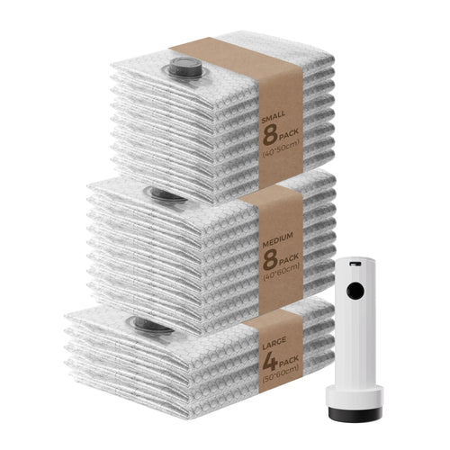 SPACEORA AirPack™ Max Kit – 20 Bags + AirPump