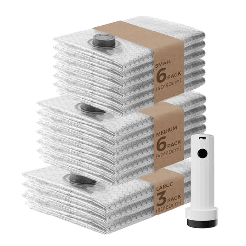 SPACEORA AirPack™ Complete Kit – 15 Bags + AirPump